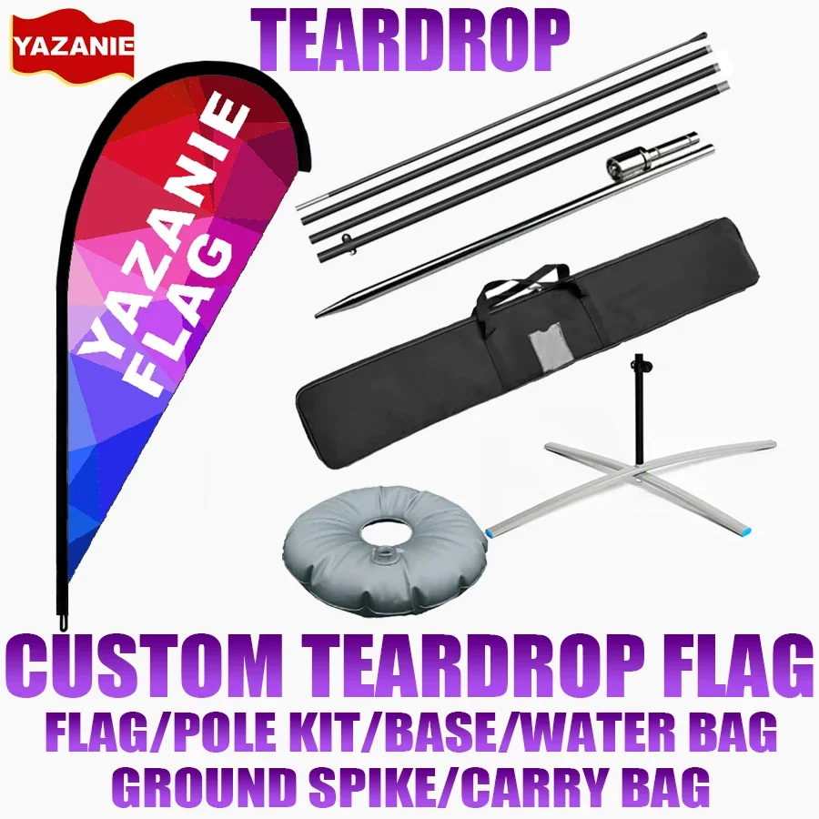 Commercial Banner Printing - Reklamowa flaga w kształcie łzy z