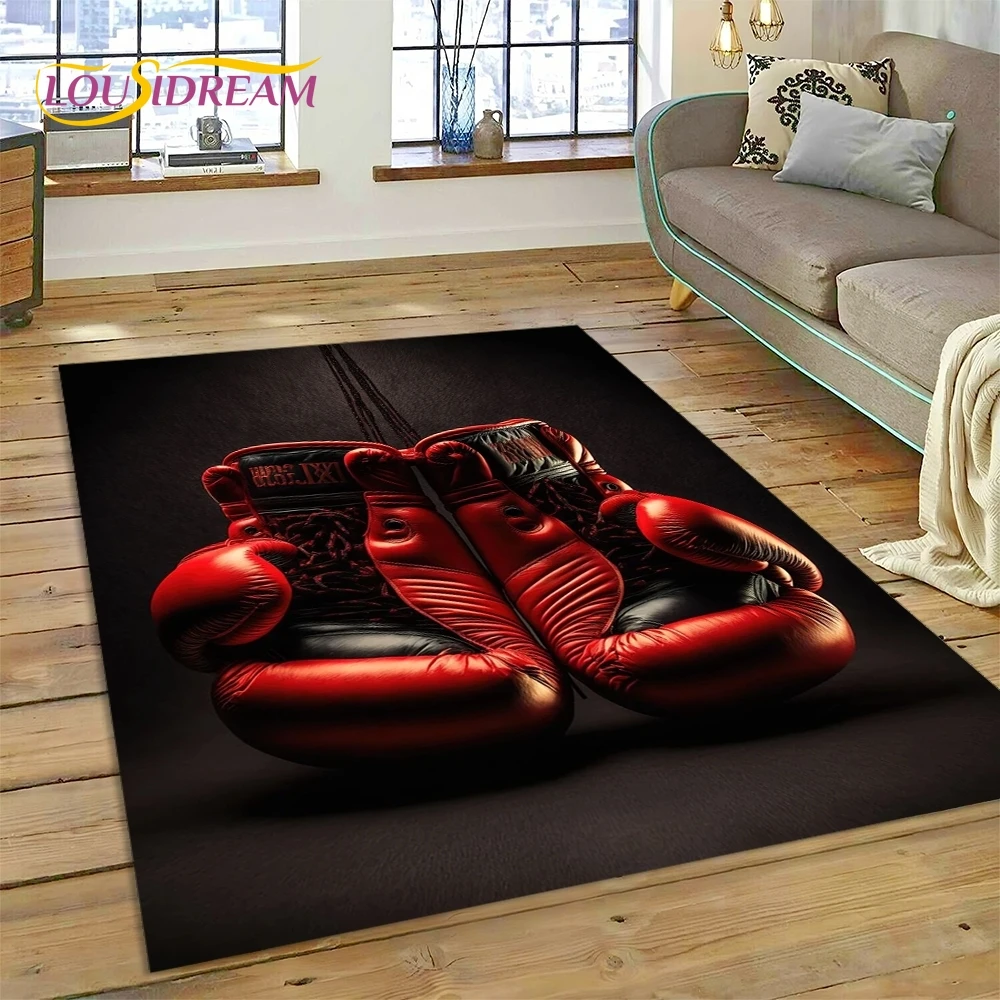 Commercial Printing Online - Rękawice bokserskie Boxer Fight Cartoon Dywanik