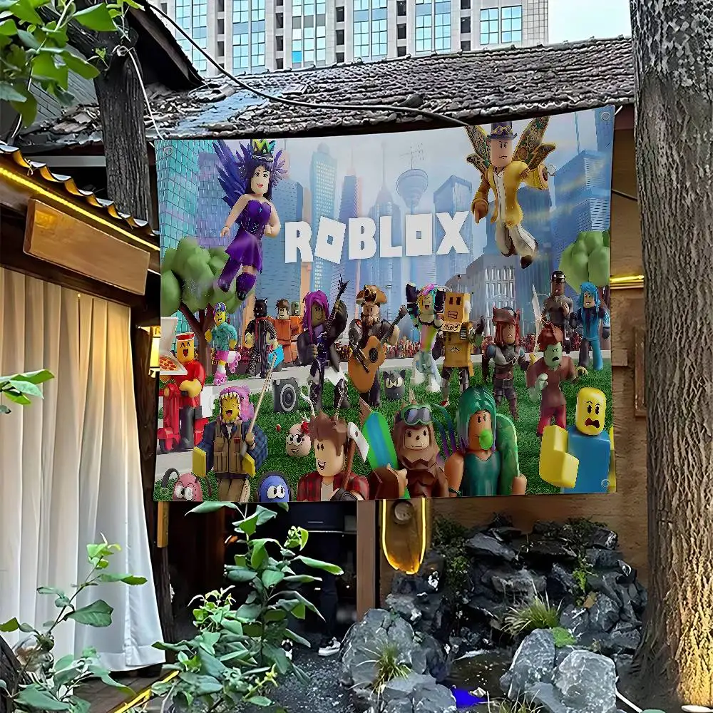 Commercial Banner Printing - R-Roblox Gra Zaawansowane Druki Reklamowe Flaga