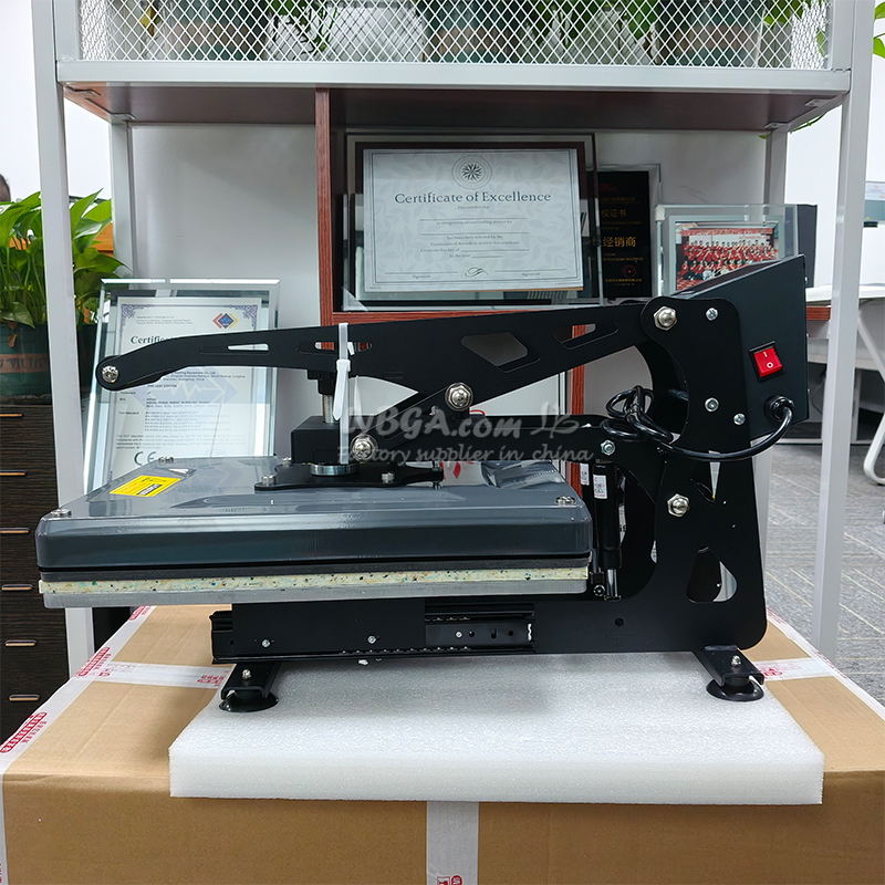 Commercial Shirt Printing Machine - Maszyna do hot stampingu 380x380mm, półautomatyczna