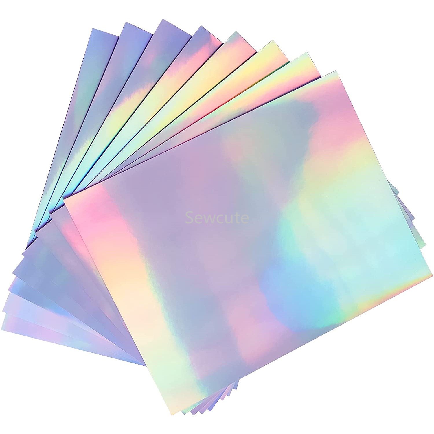 Commercial Vinyl Printing - 10 arkuszy holograficzne naklejki papierowe naklejka