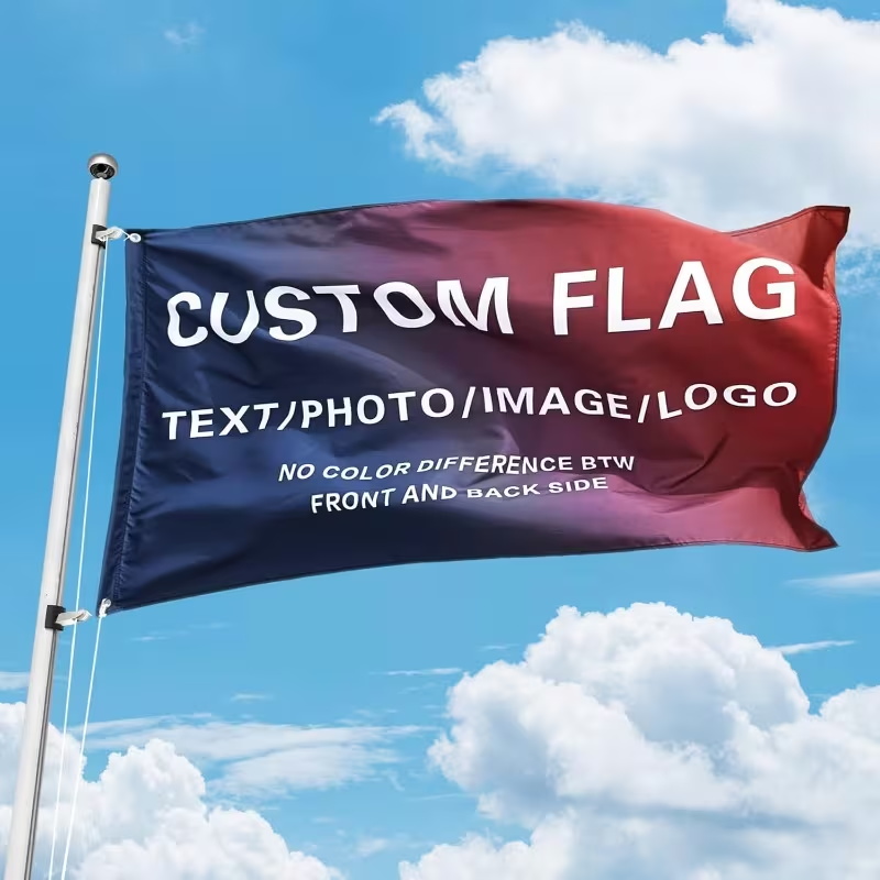 Commercial Banner Printing - Niestandardowy tekst, zdjęcie, wytrzymała flaga-baner na