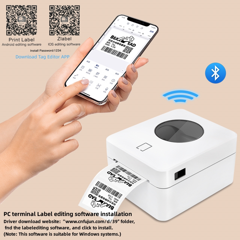 Commercial Printing And Mailing - POS9250 Termiczna drukarka etykiet Przenośna drukarka