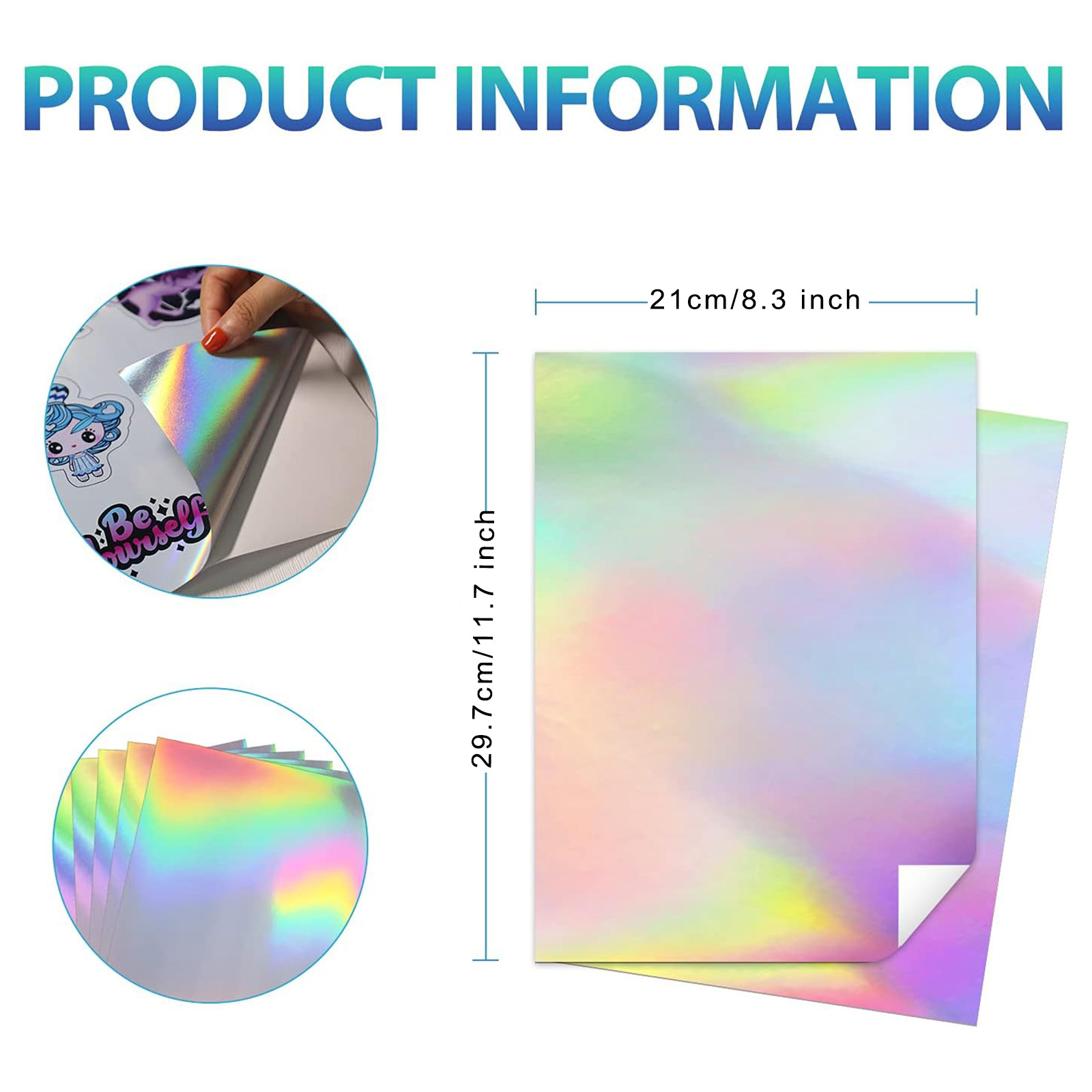 10 arkuszy A4 Holograficzny pa – Commercial Vinyl Printing recenzja i cena