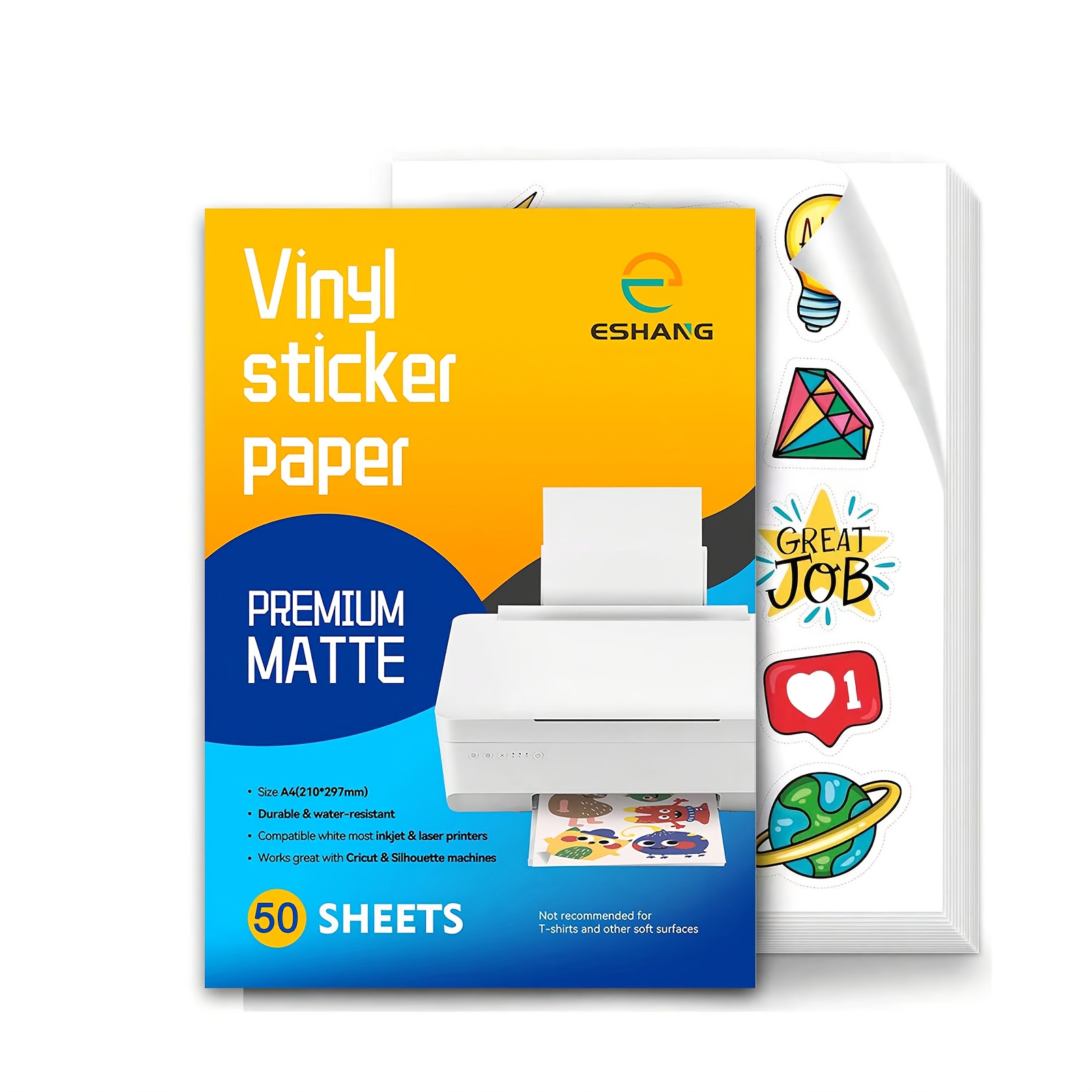 50 arkuszy papieru samoprzylep – Commercial Vinyl Printing recenzja i cena