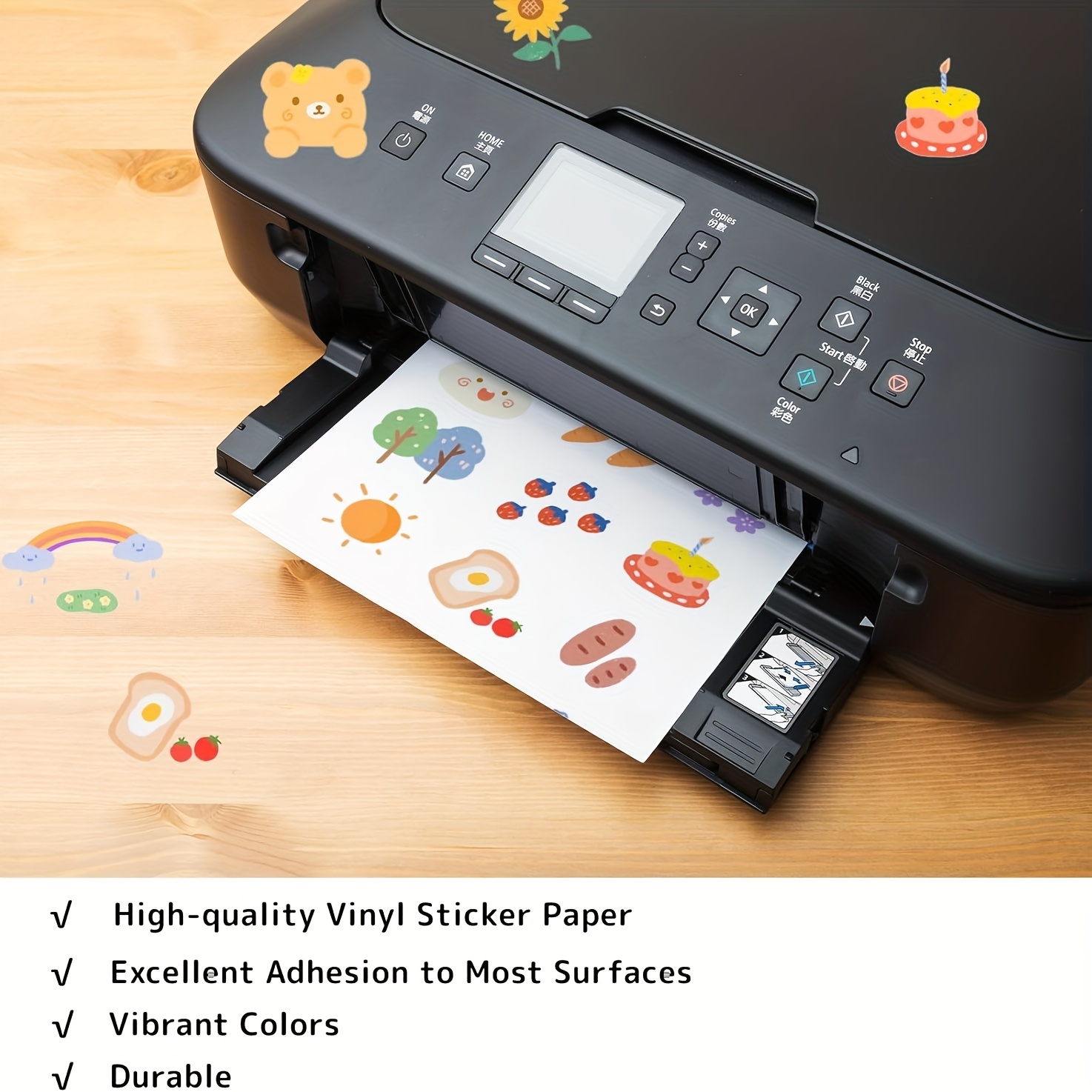 50 arkuszy papieru samoprzylep – Commercial Vinyl Printing recenzja i cena