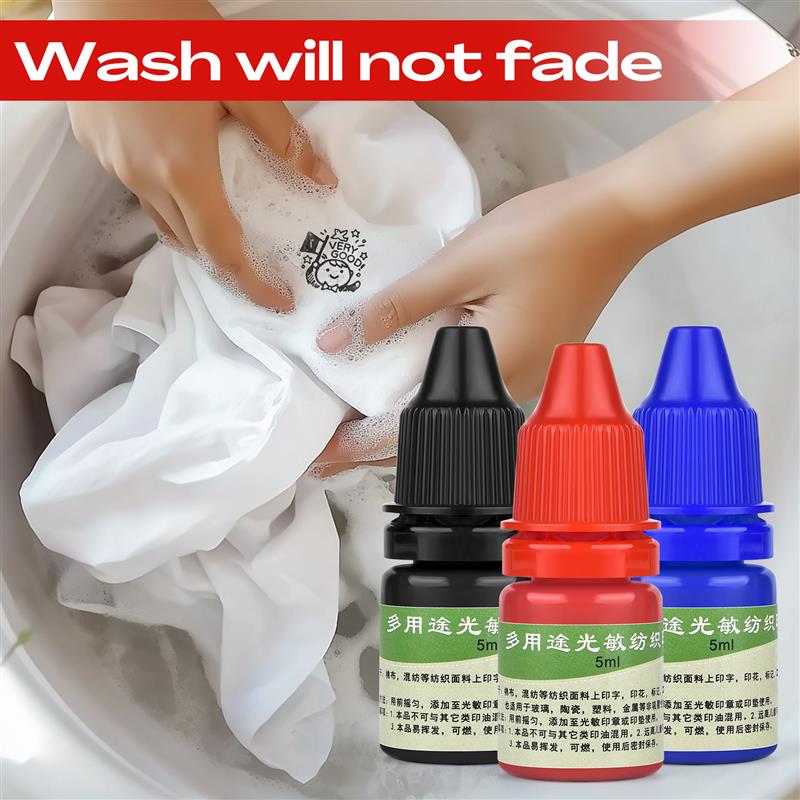 5ml Niebieski Czerwony Czarny  – Direct To Garment Ink recenzja i cena