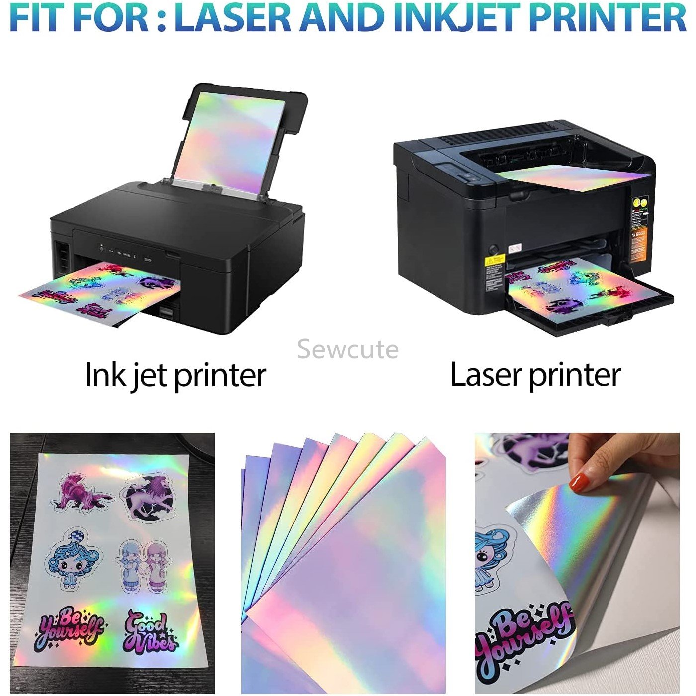 10 arkuszy holograficzne nakle – Commercial Vinyl Printing recenzja i cena