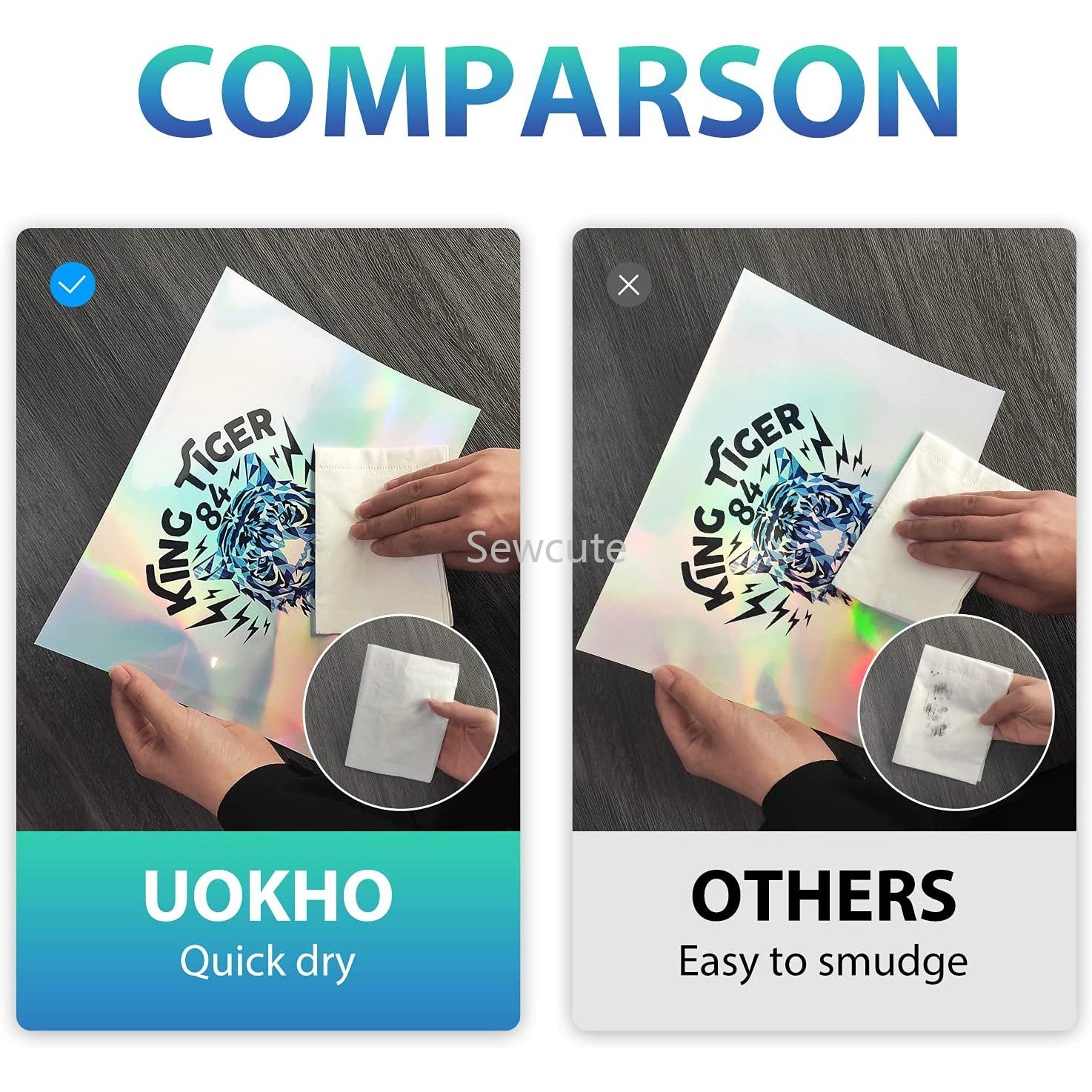 10 arkuszy holograficzne nakle – Commercial Vinyl Printing recenzja i cena
