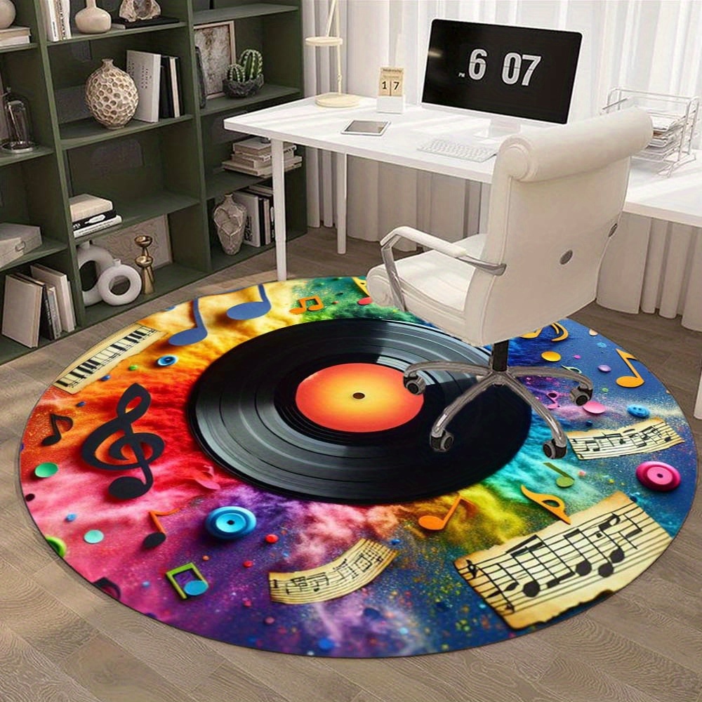 Okrągły dywan z winylu z motyw – Commercial Vinyl Printing Machine recenzja i cena