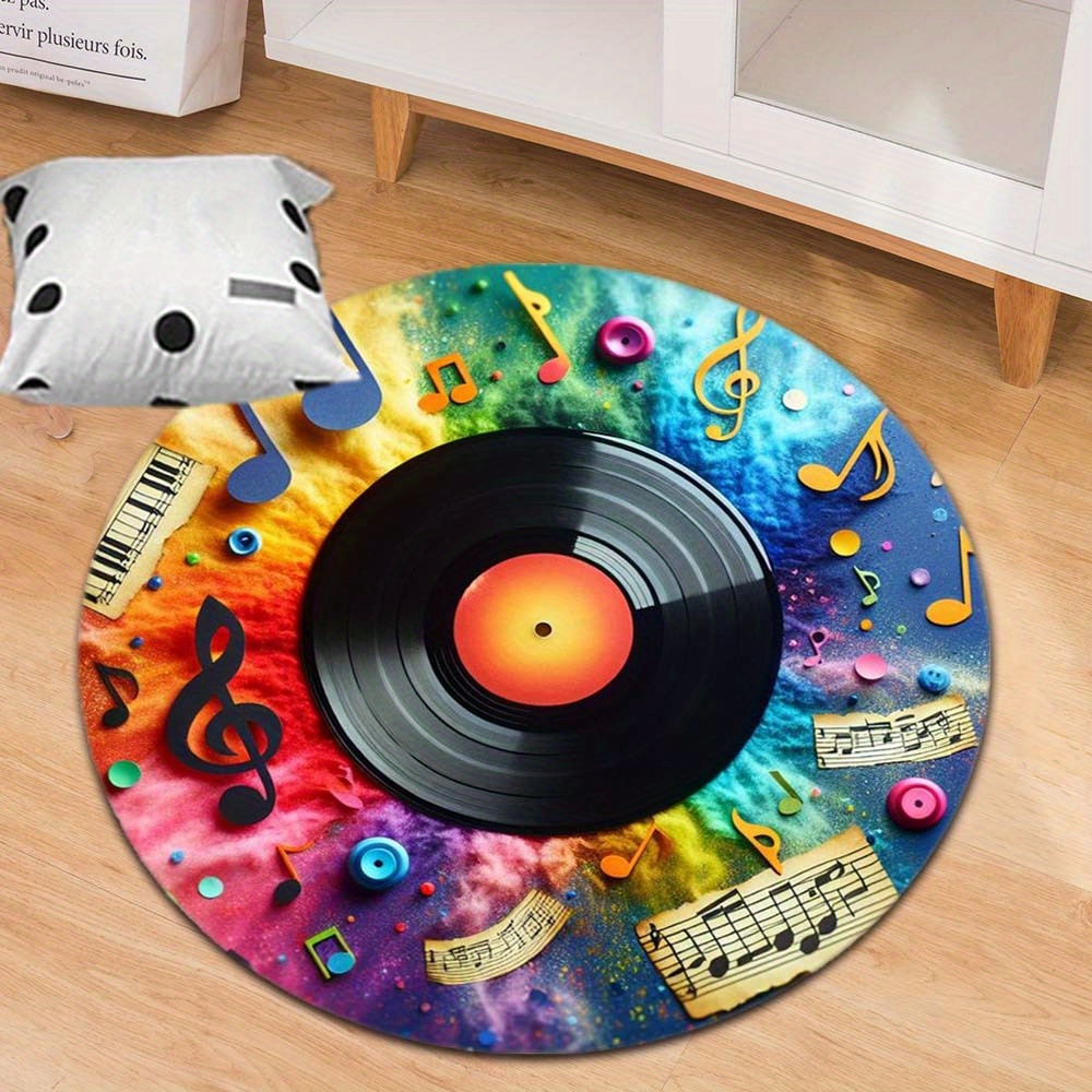Okrągły dywan z winylu z motyw – Commercial Vinyl Printing Machine recenzja i cena